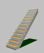 Keepboom steektrap vuren met Beuken treden