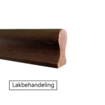 Mahonie sleutelgatprofiel bovenregel voor balustrade